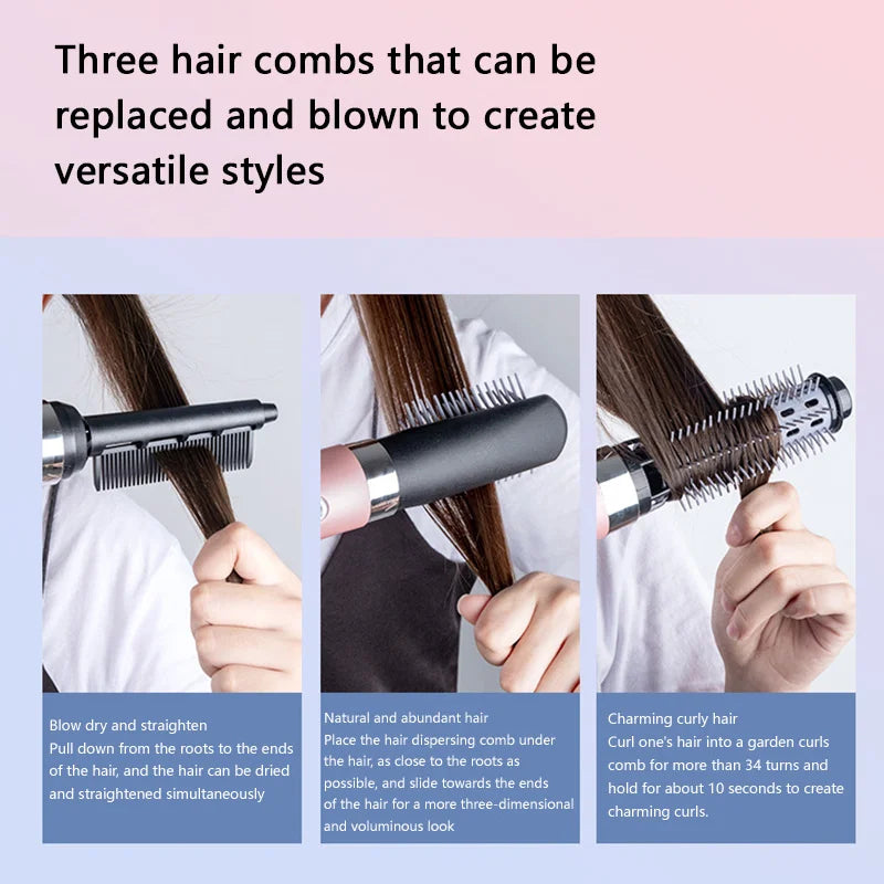 3 in 1 Hair Styling Tool – Dry, Curl & Straighten Effortlessly