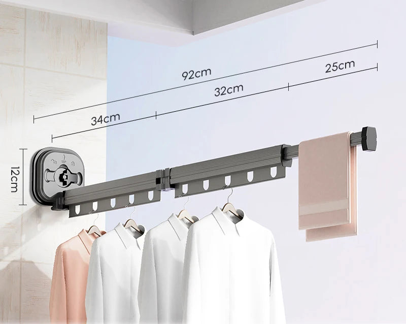 Retractable Clothes Drying Rack